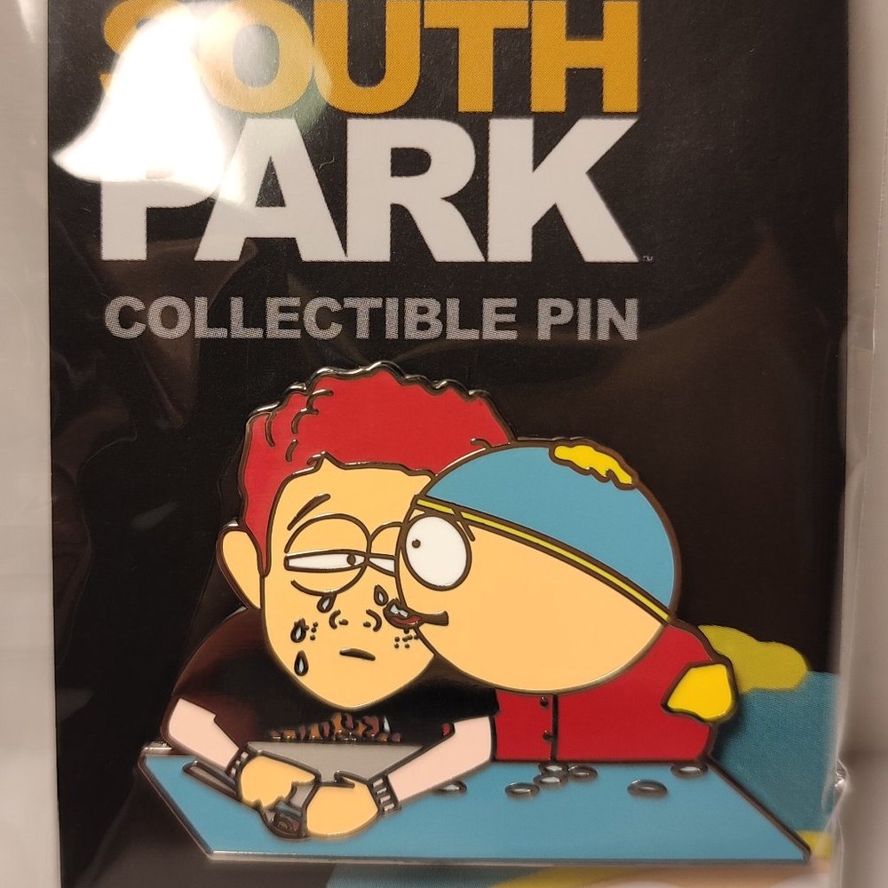 Eric Cartman Drinking Tears Official South Park Enamel Pin